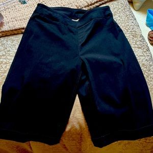 Soft Surroundings, black bermuda shorts